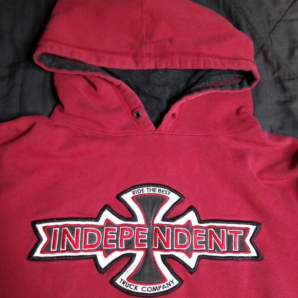 Independent Truck Company Other - Vintage 90s Independent Trucks Skateboard Hoodie Sweatshirt